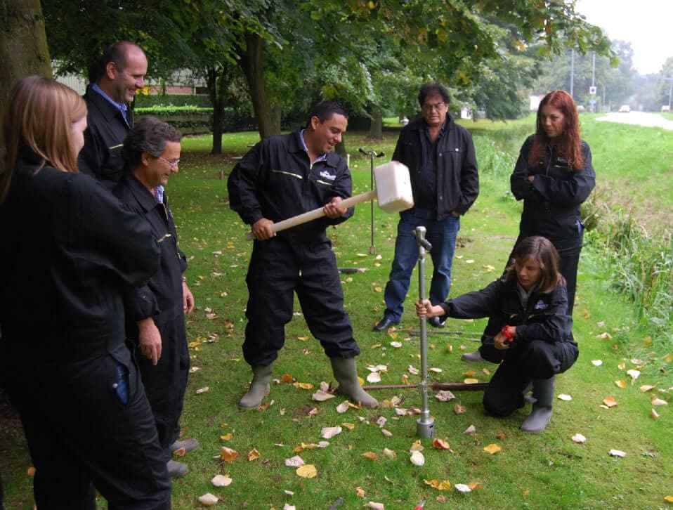 Equipo Maser en campo