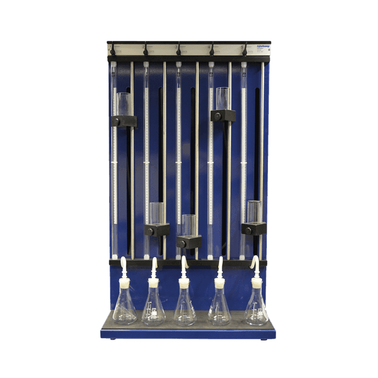 Calcímetro para determinación de carbonatos en suelo