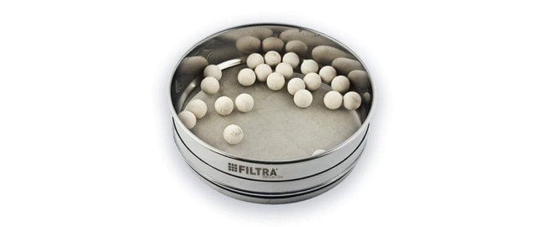 Juego de tamices portátiles para análisis de suelos